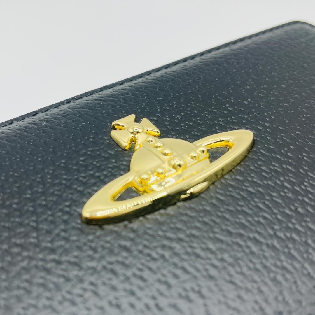 Vivienne Westwood 大特価 新品 長財布 黒 シンプル 人気