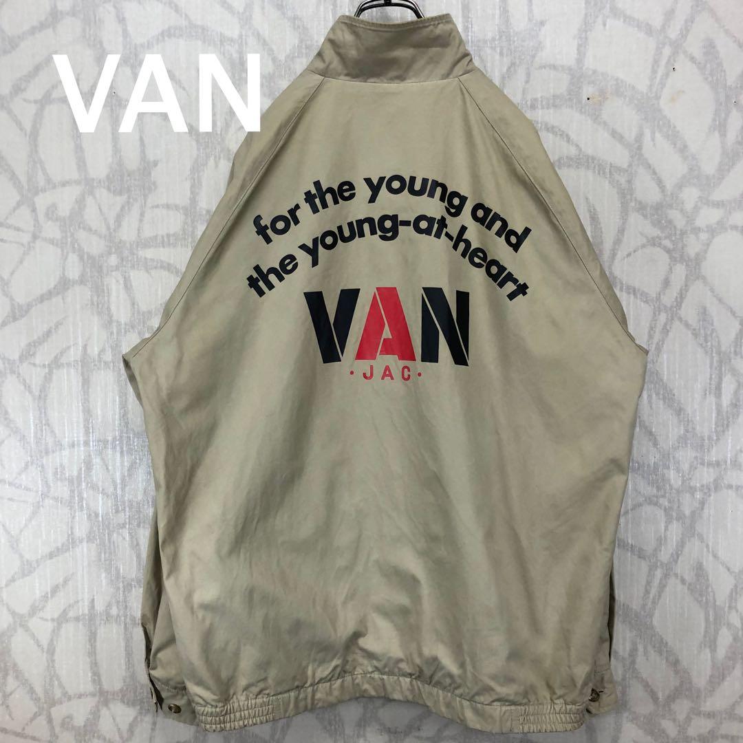 ヴァン　VAN JAC スウィングトップ　ジップアップジャケットバックロゴ　R
