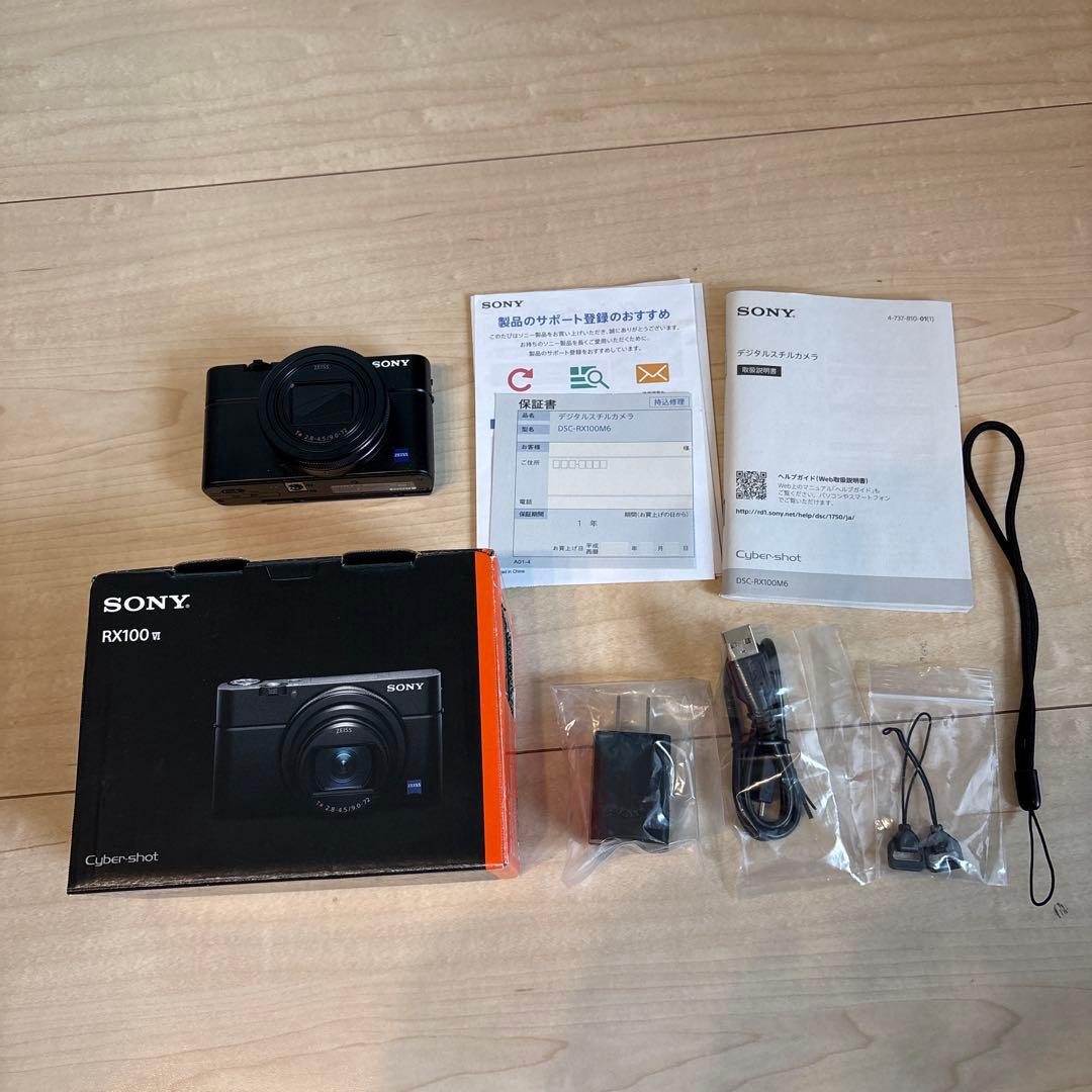【動作確認済】ソニーSONY rx100m6 箱付き デジカメ　RX100M6