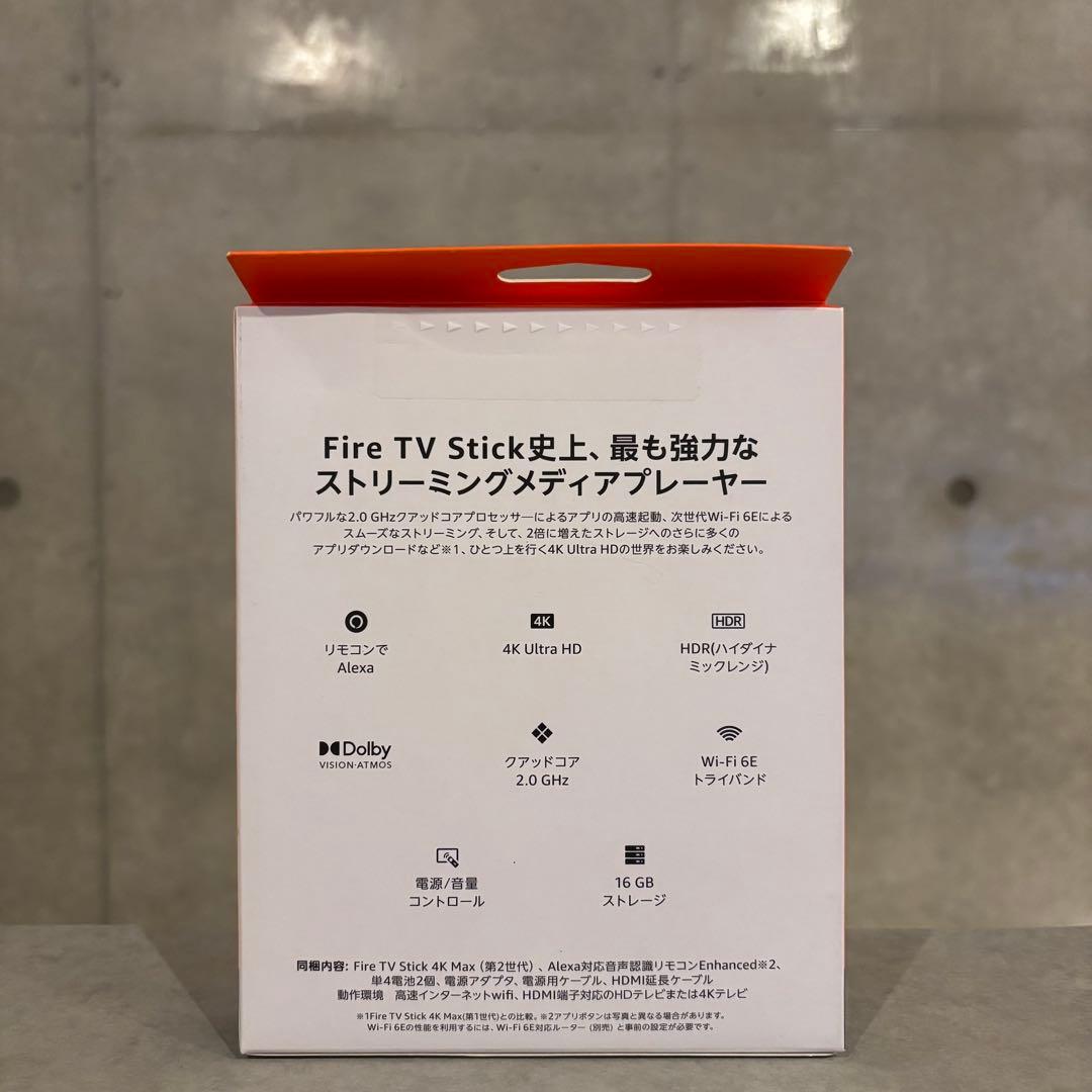 最新版！Amazon Fire TV Stick 4K MAX 第2世代