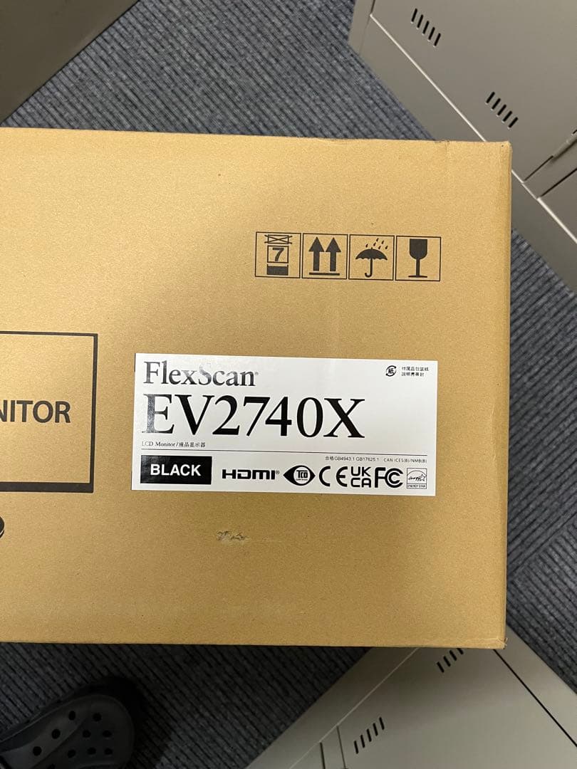 EIZO エイゾー 27型/4K FlexScan EV2740X-BK新品