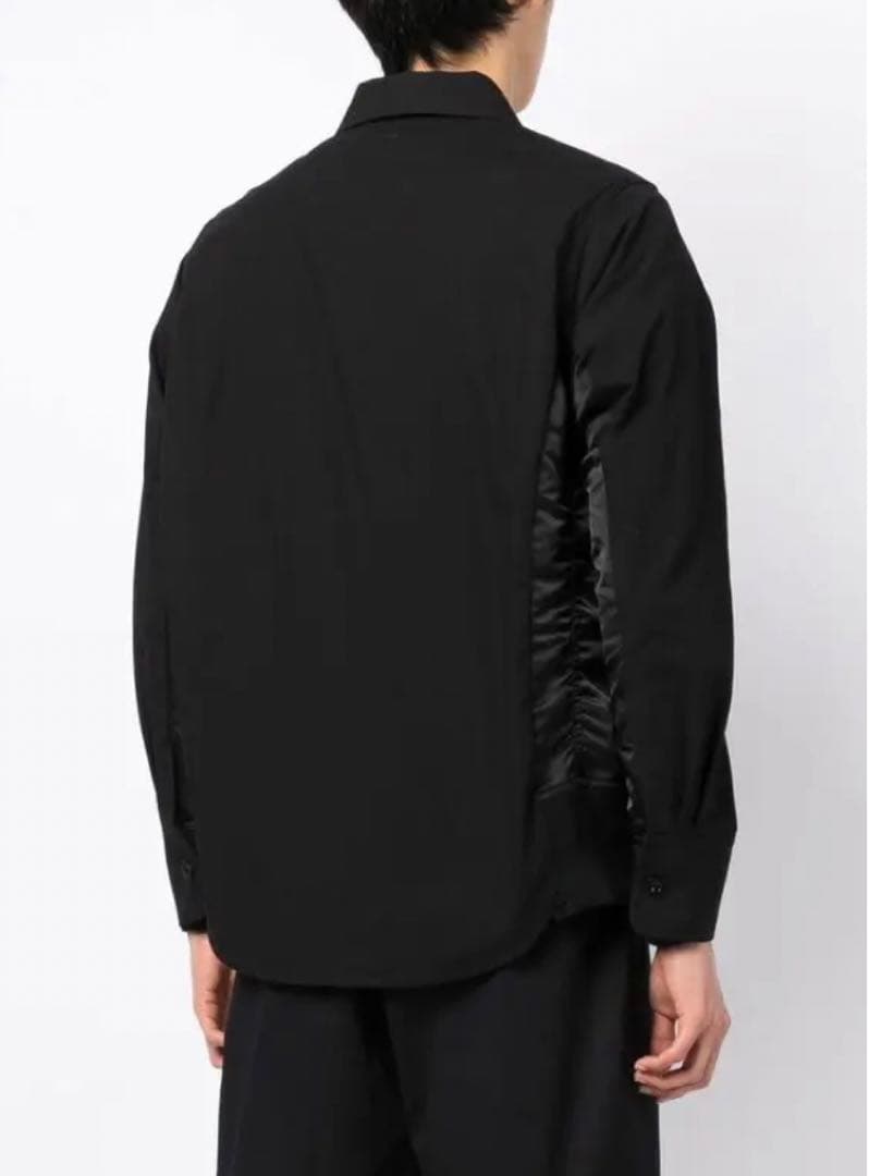 Sacai コットン&ナイロン　シャツ