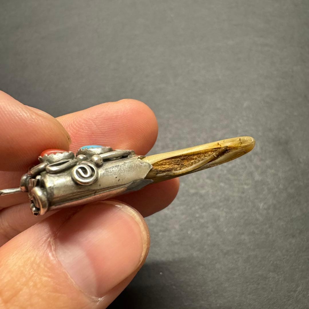 【USA刻印 silver925】ベアクロー ネックレストップ