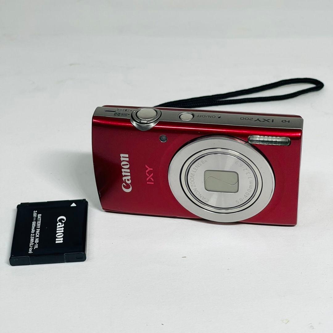 【美品】 Canon IXY200 レッド