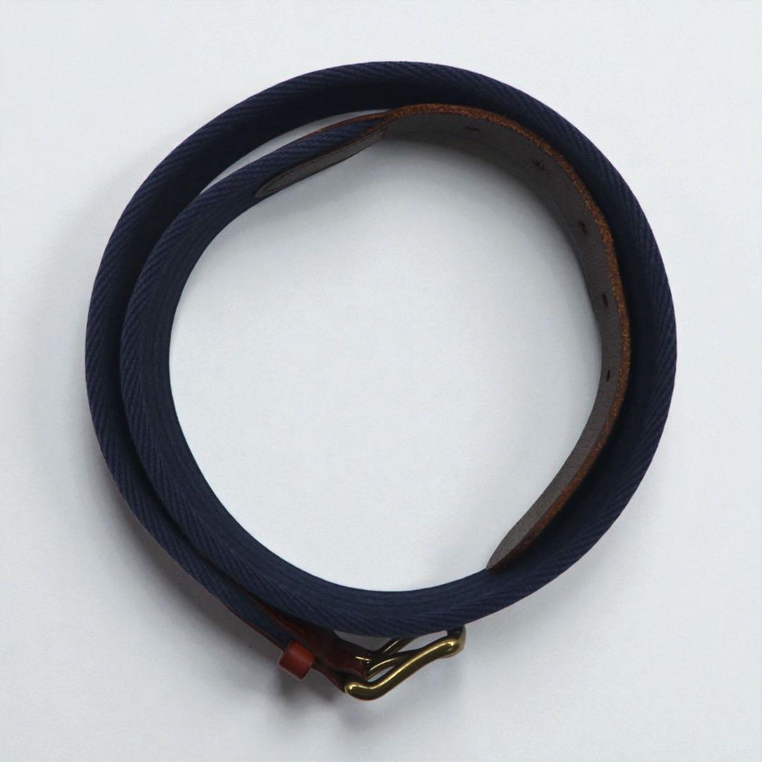 Polo Ralph Lauren ウェブベルト ネイビー コットン キャンバス