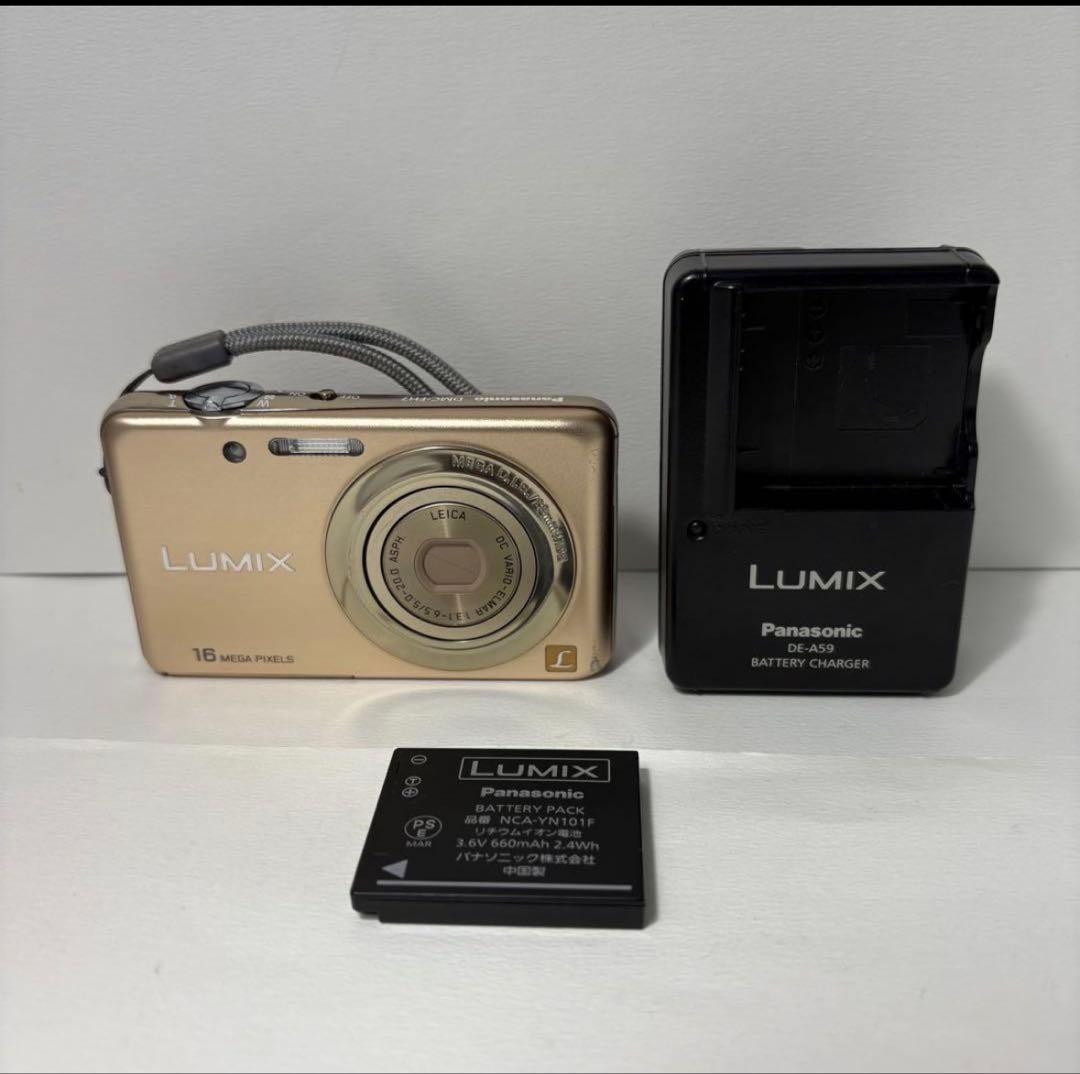 美品 Panasonic LUMIX DMC-FH7 付属有 コンデジ