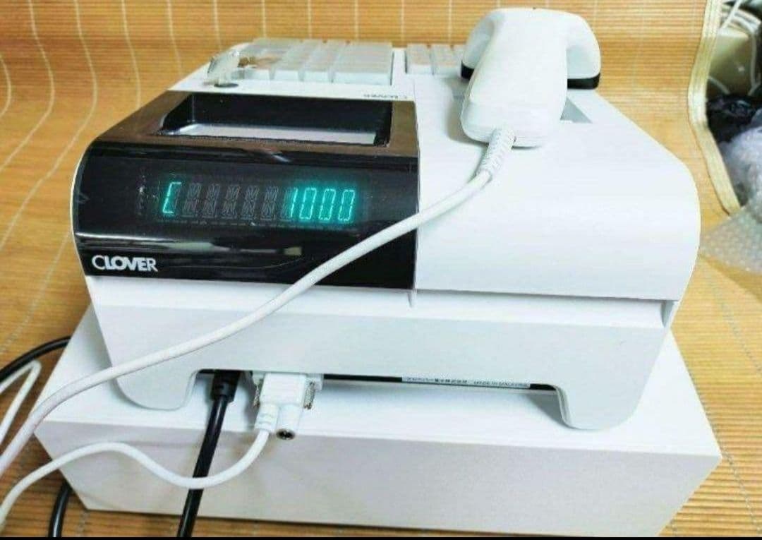 クローバーレジスター JET-670スキャナ付き　PC連携送料込2501270