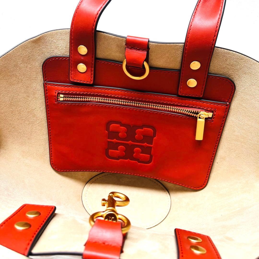 【極美品】TORY BURCH セテ ハンドバッグ ショルダー付き 2way