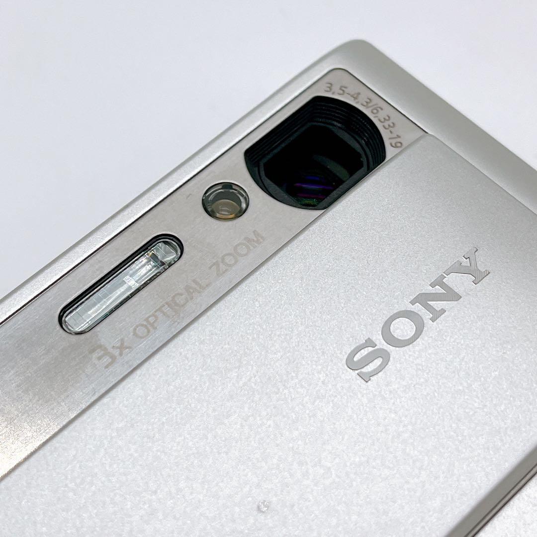 【希少】SONY サイバーショット DSC-T20 シルバー コンデジ オールド