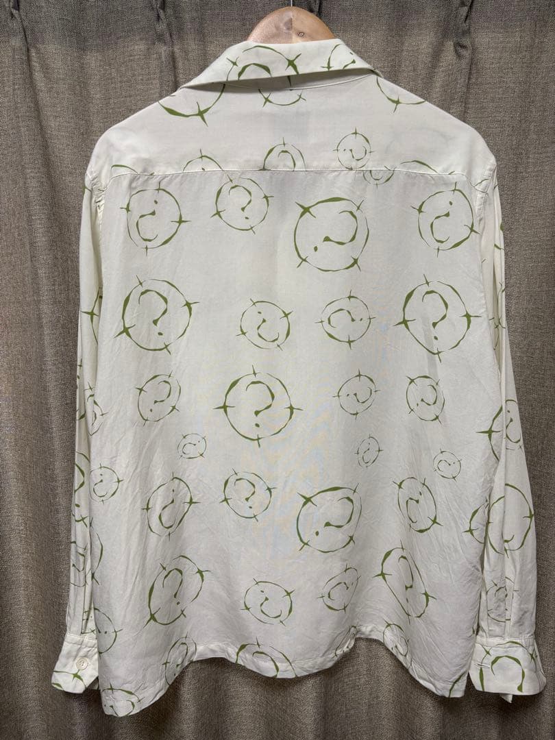 WEIRDOウィアード 2022SS THE BATMAN 長袖レーヨンシャツ