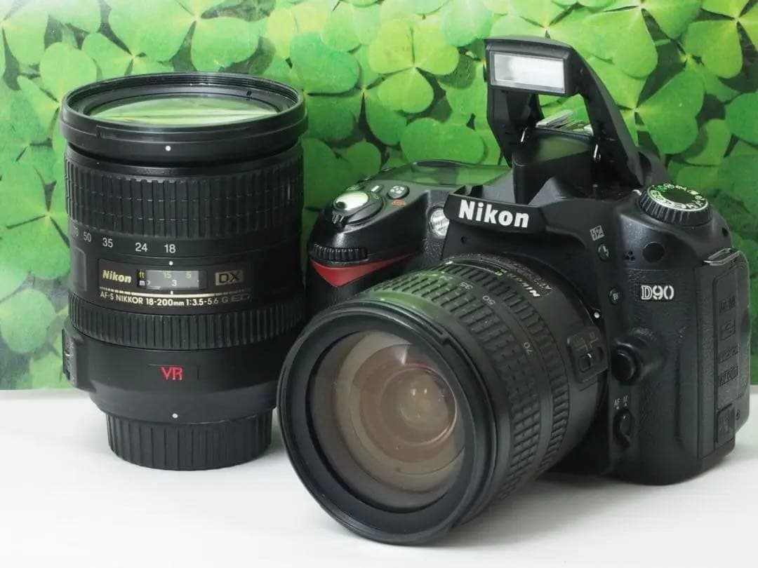 【美品】スマホへ転送も可⭐️一眼入門向け NikonD90ダブルレンズセット⭐️