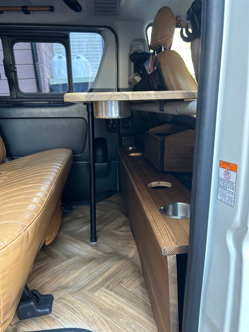 #106 ハイエース キャラバン セカンドテーブル DIYセカンドテーブル