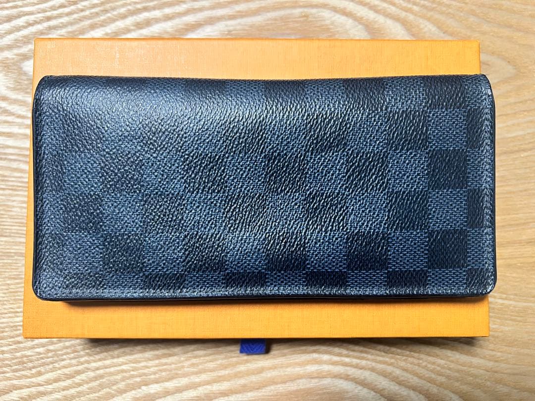 n*u様 ルイ・ヴィトン ダミエ コバルト ポルトフォイユブラザ N63212