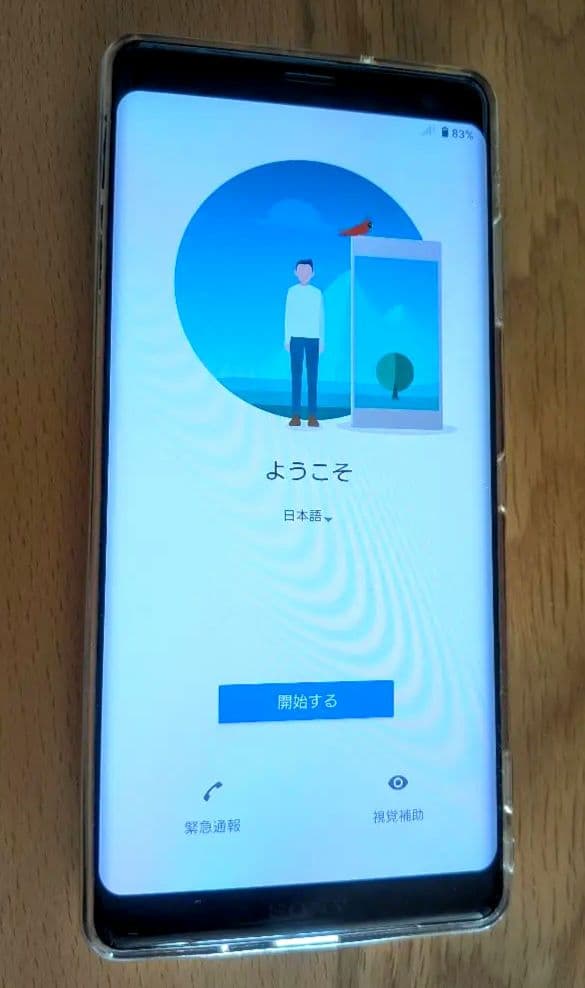 Sony Xperia スマートフォン XZ3 本体 +充電ケーブル