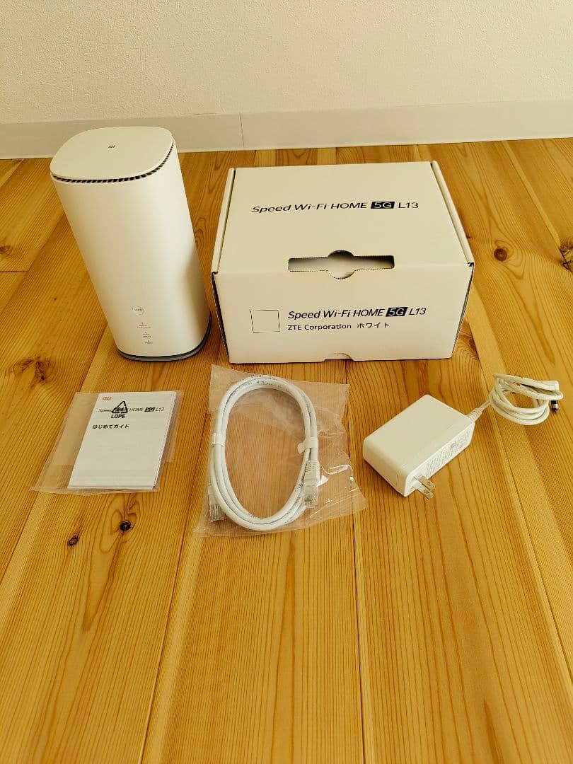 Speed Wi-Fi  5G L13 ZTR02 モバイルルータ