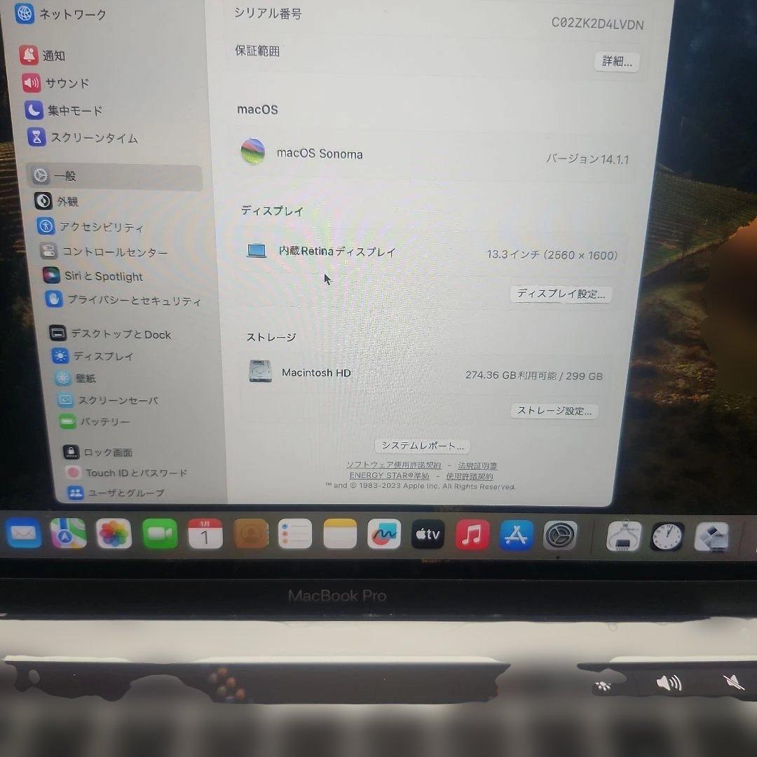 2018年MacBook Pro Windows 11 Pro 本体13inch