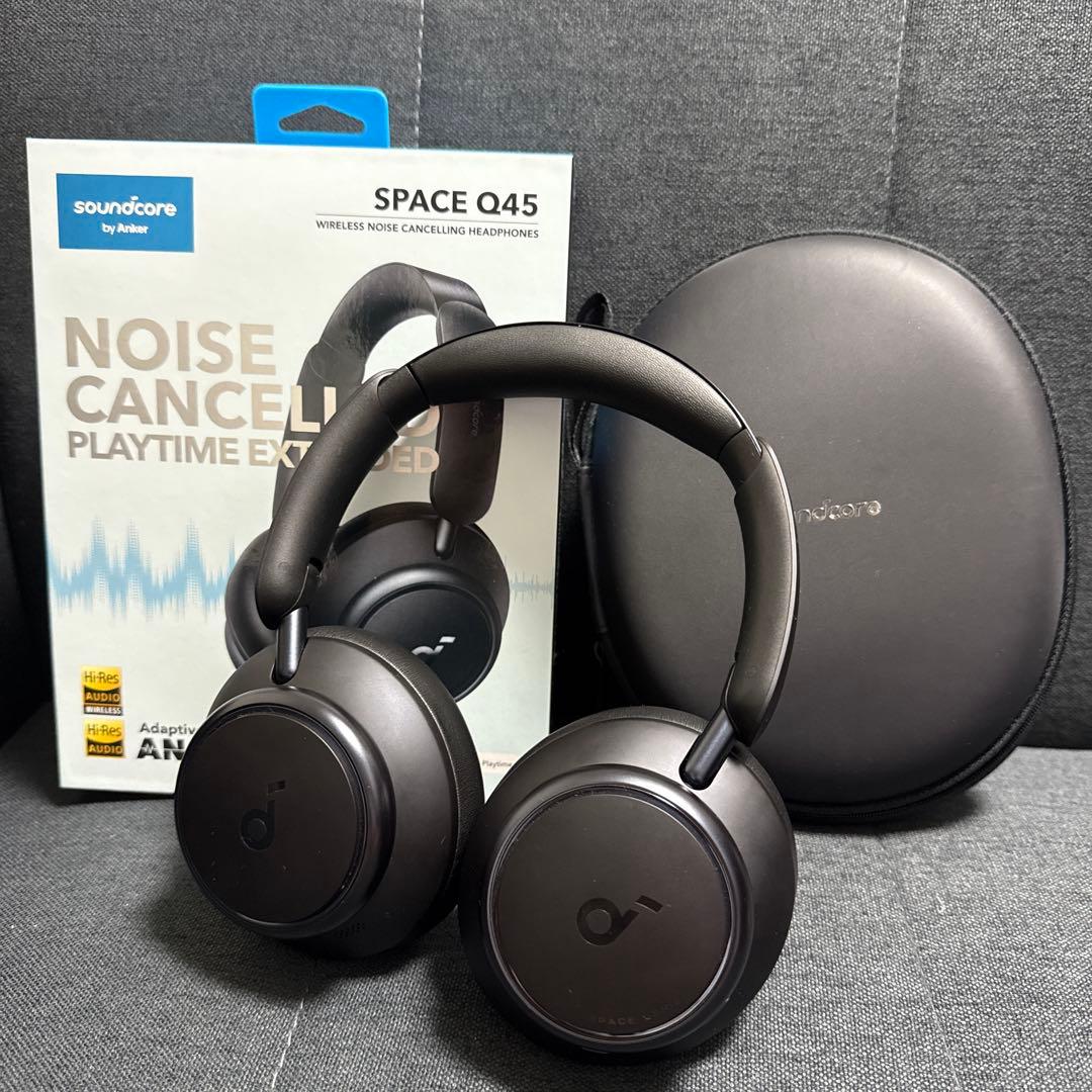 『美品』Anker Soundcore SPACE Q45 ワイヤレスヘッドホン