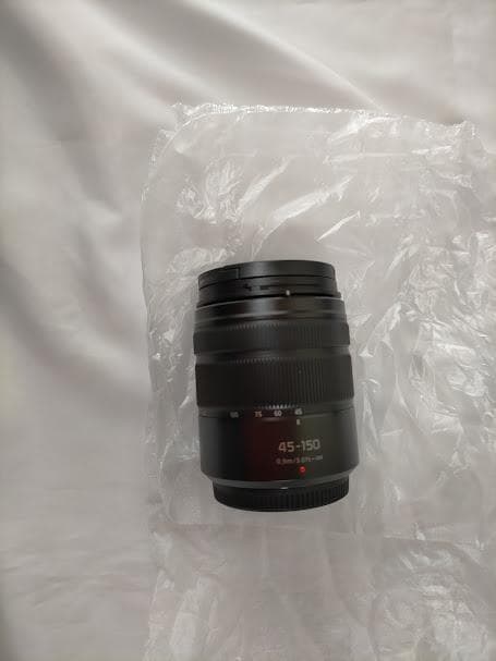 未使用品　パナソニック望遠ズームレンズ ブラック H-FS45150　説明書