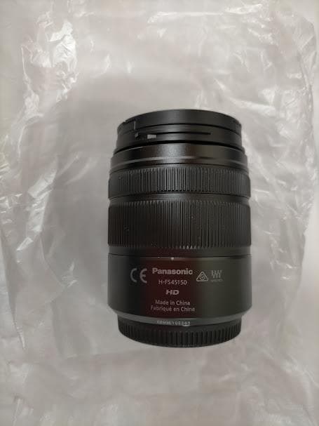 未使用品　パナソニック望遠ズームレンズ ブラック H-FS45150　説明書