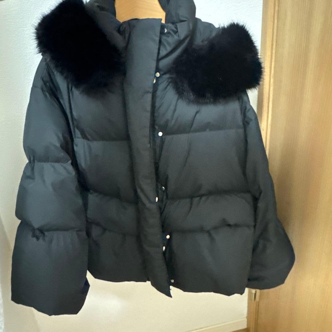 【FRAY I.D】フードファーショートダウンコート サイズ1