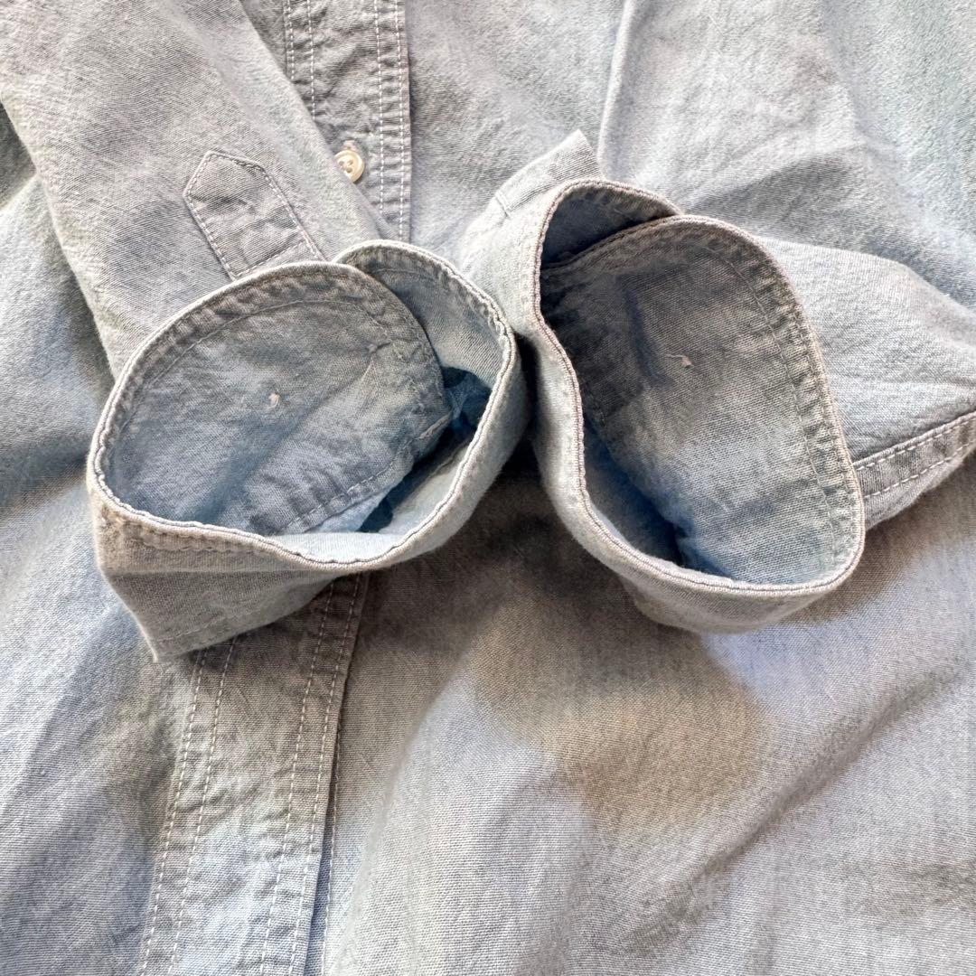 【ヴィンテージ】Disney Store ミッキー＆ミニー デニムシャツ XXL