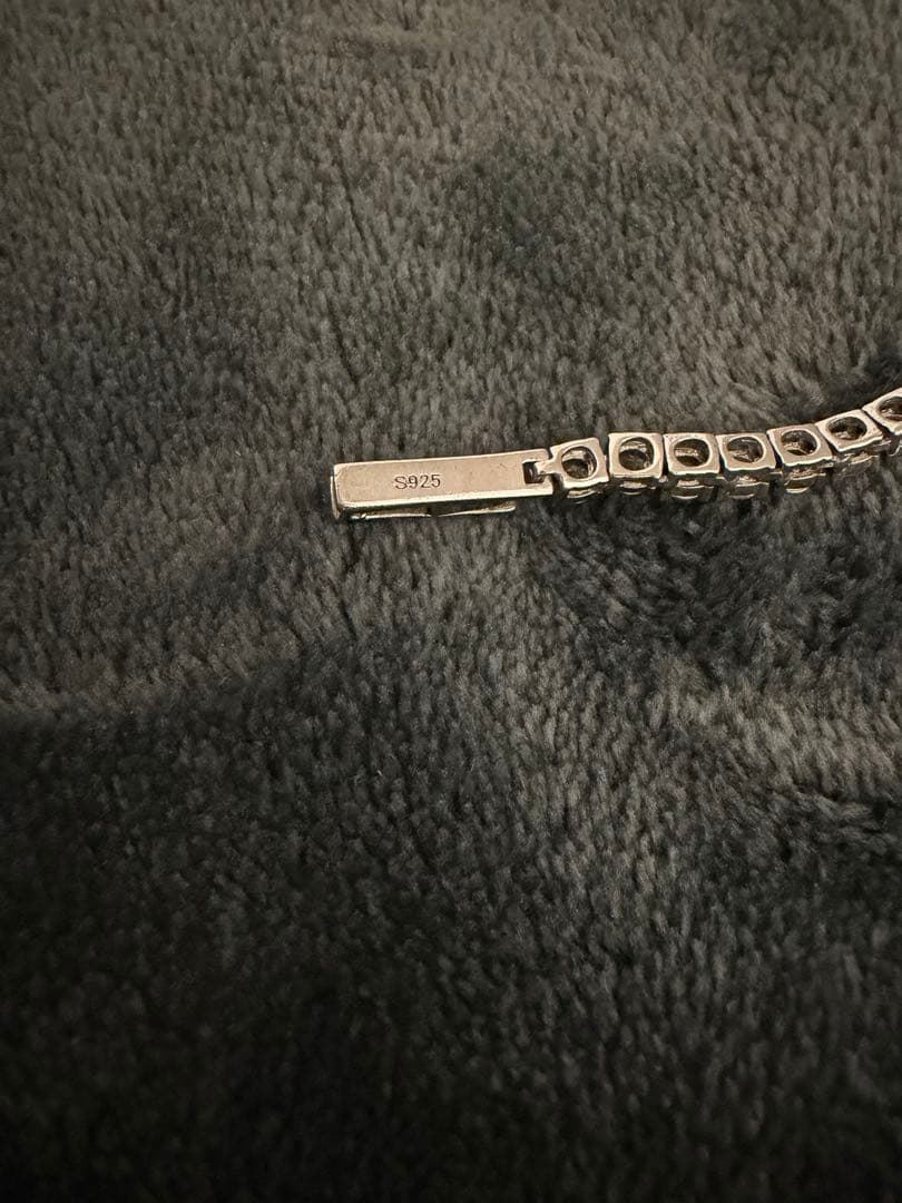 アヴァランチ S925 シルバー　テニスチェーン　 40cm 幅3mm