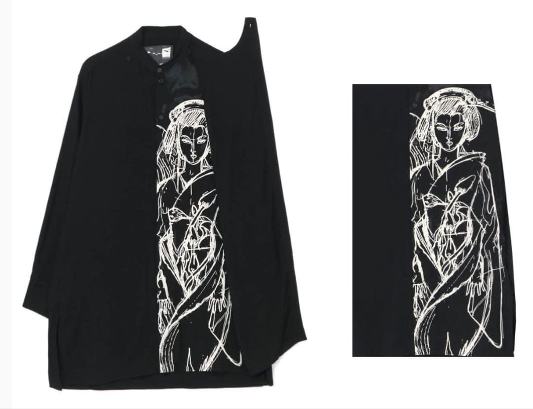 S'YTE KAZUO KAMIMURA サイトレイヤードロングシャツ