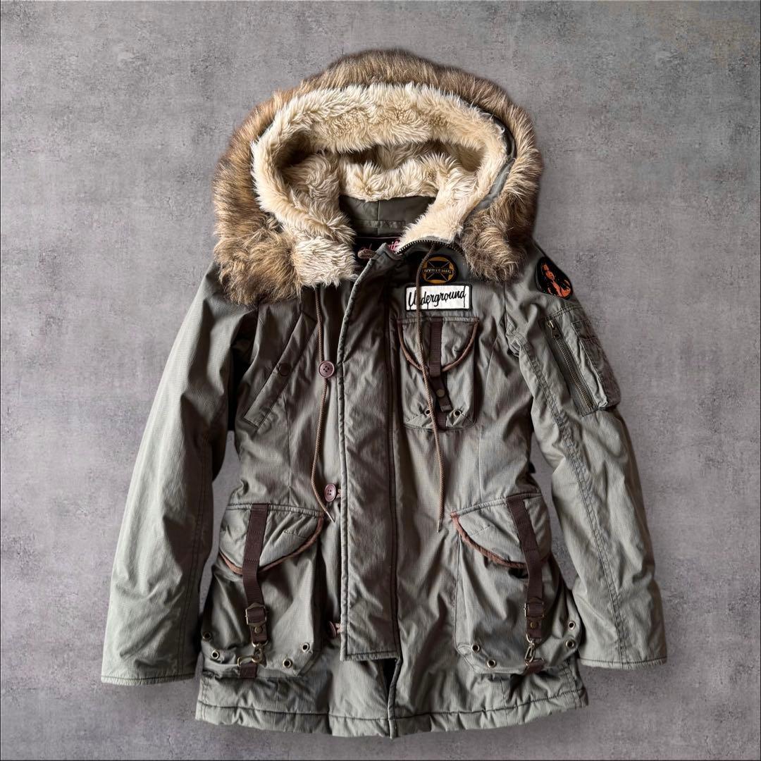 HYSTERIC GLAMOUR N3B ファージャケット プリマロフト