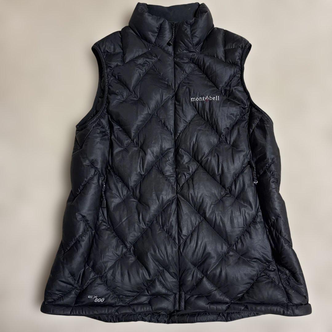 mont-bell ライトアルパインダウンベスト レディース　黒 M