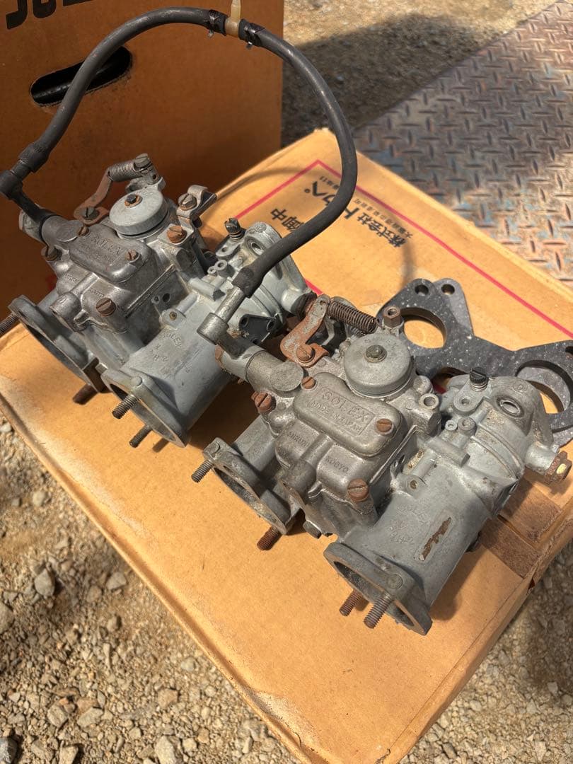 当時物旧車ソレックス2型40パイミクニキャブレターSOLEX ハコスカ ケンメリ