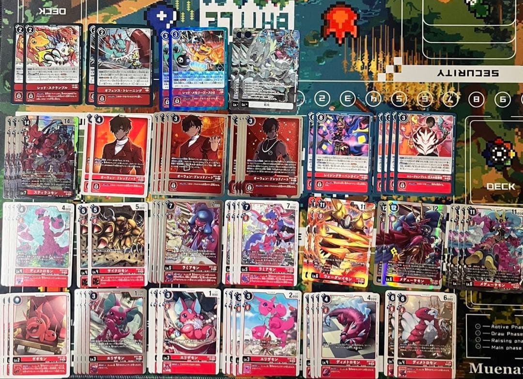 メデューサモン　スティラコモンデッキ　デッキ　デッキパーツ　デジモンカード