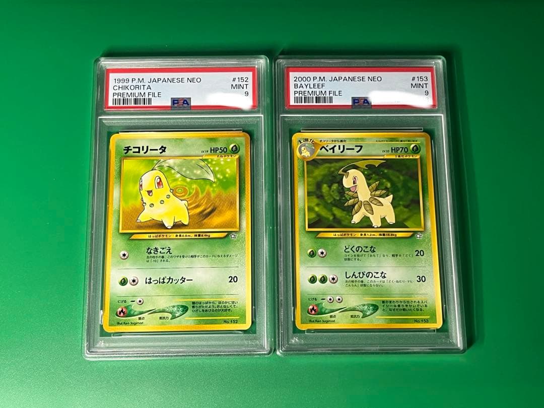 ゲリラ チコリータ＆ベイリーフ 旧裏　psa9