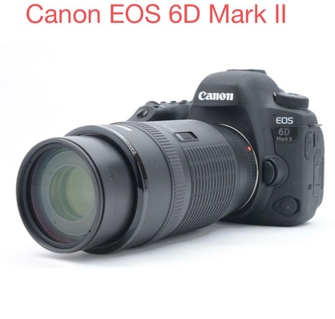 デジタル一眼レフカメラCanon EOS 6D Mark II望遠レンズセット