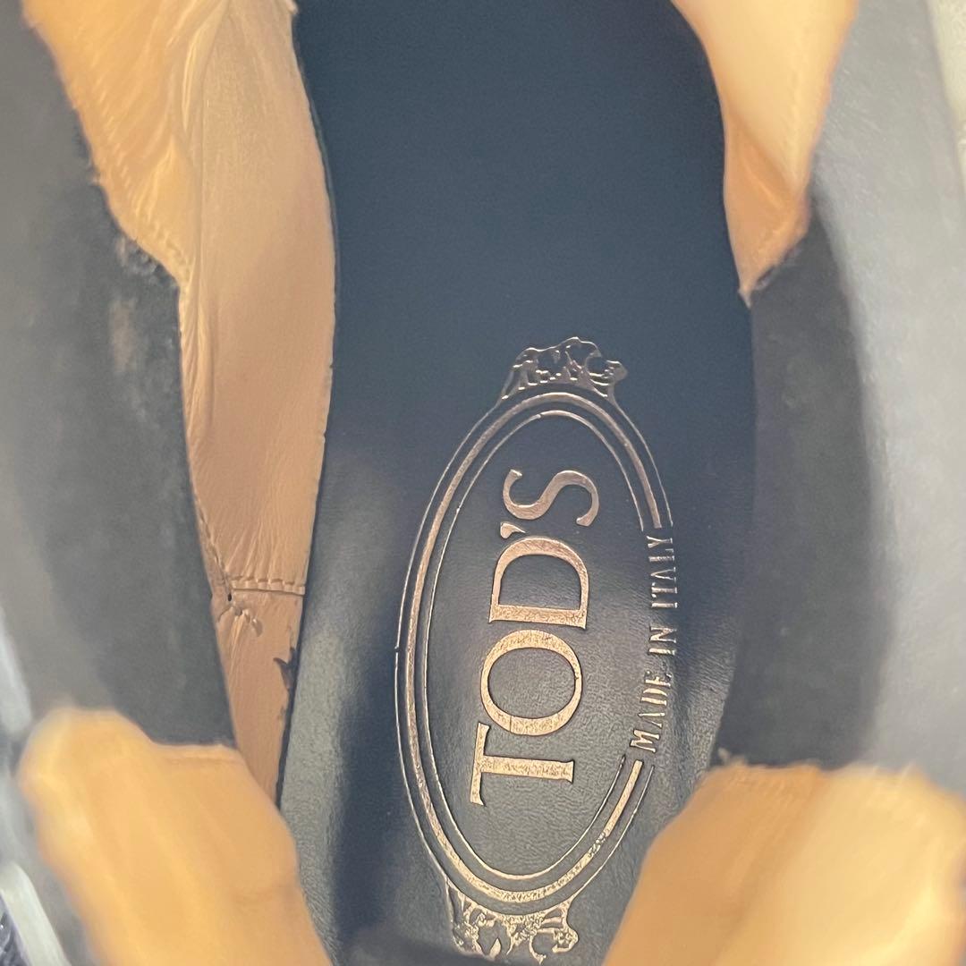 TOD'Sトッズ ☆ サイドゴア ブーツ　チェルシーブーツ　36　ブラック黒
