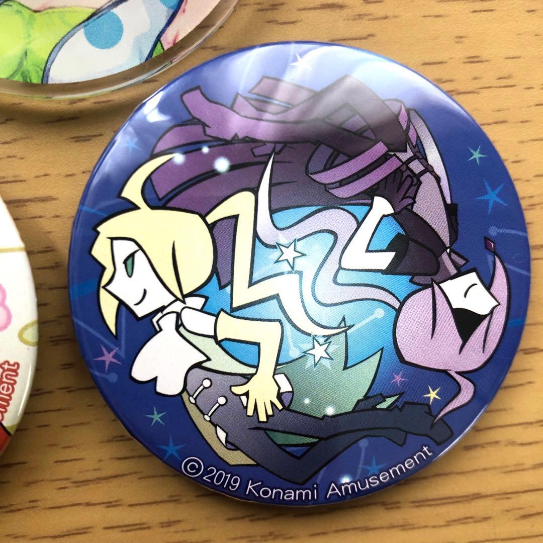 チ*ズ様 KONAMI 缶バッチ JAEPO ノーヴァ ベラ エミ ポップン D