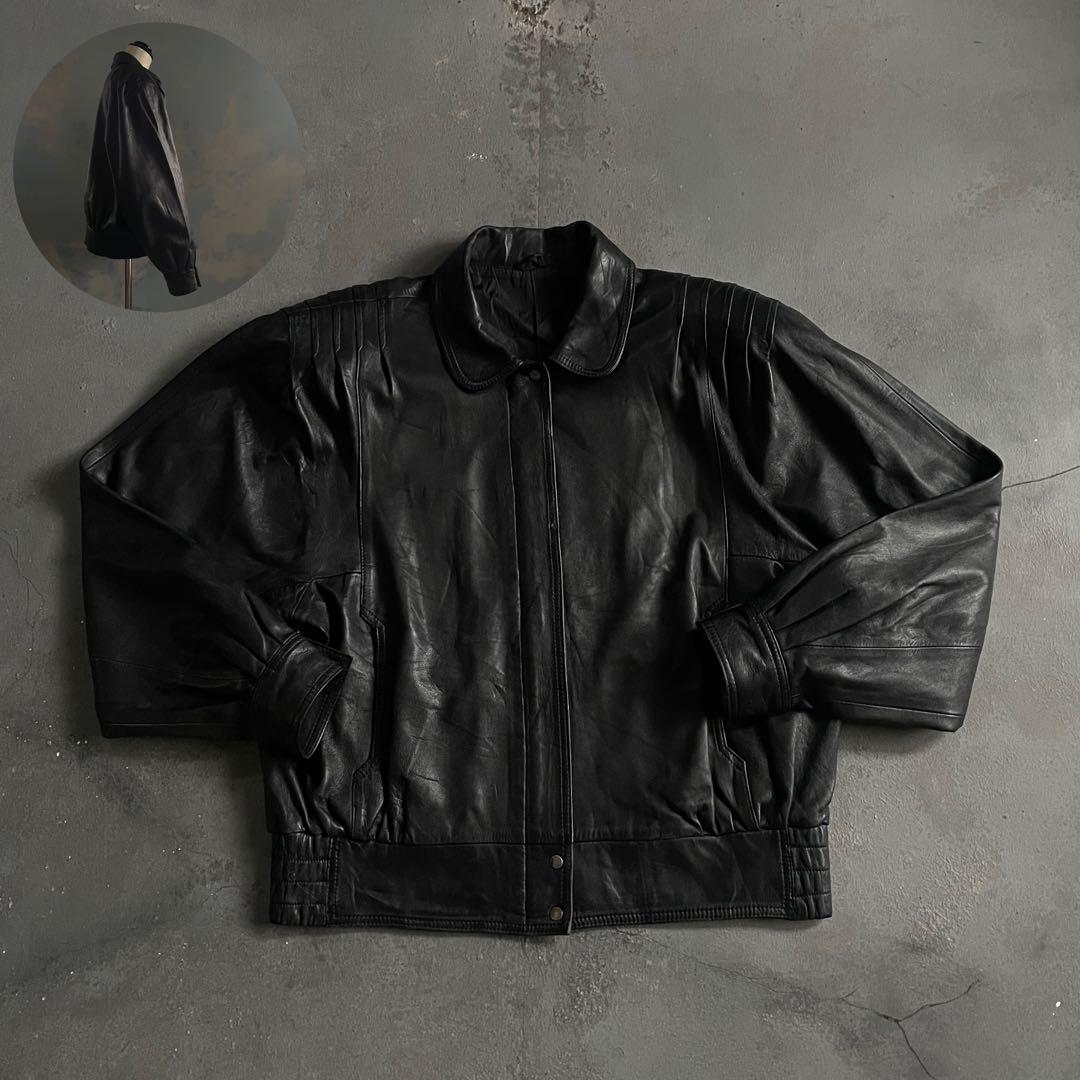 A-2“paris diffusion“本革“短丈“bomber jacket