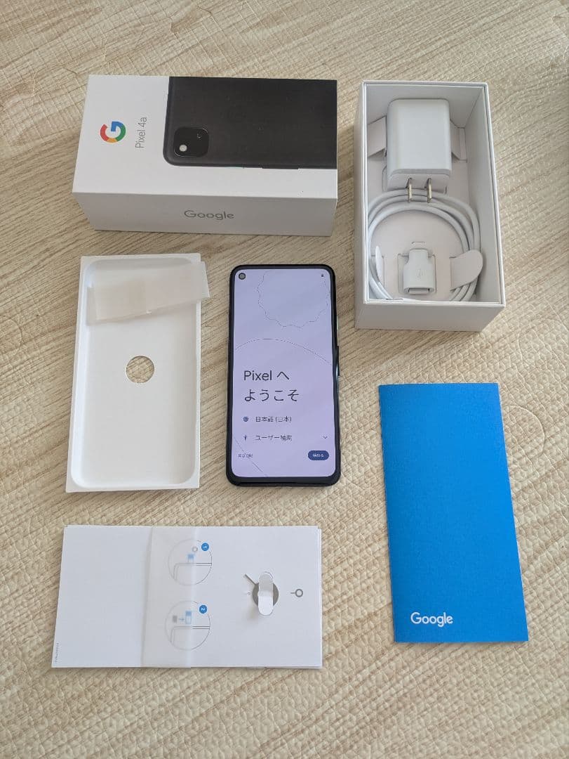 Pixel 4a ブラック SIMフリー 外箱あり 付属品全てあり