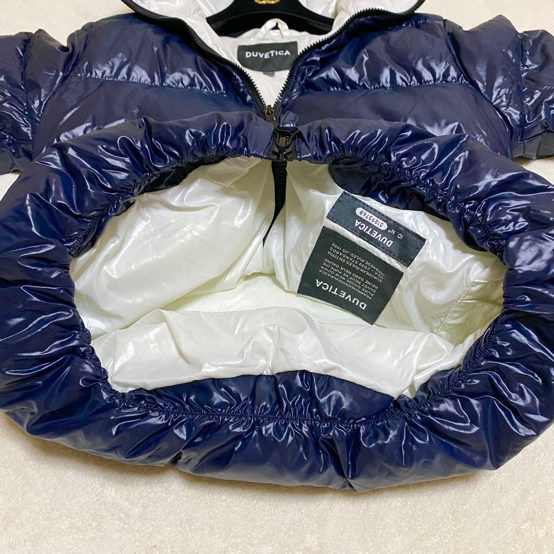 美品✨現行 DUVETICA THIA ダウンジャケット ネイビー 40 黒タグ