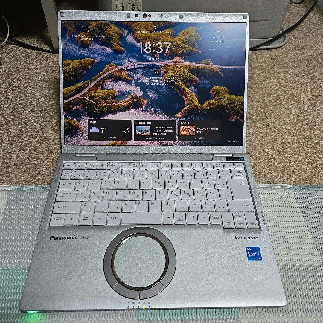 Windowsノート本体 Panasonic Let's note CF-FV1RDEVS