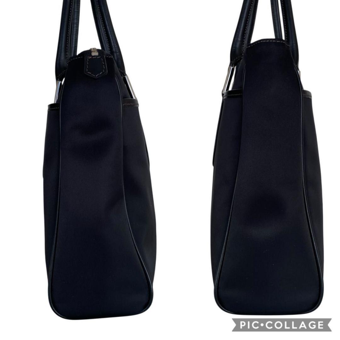 美品　ポールスミス 大容量　A4可　トートバッグ ビジネスバッグ 肩がけ 黒