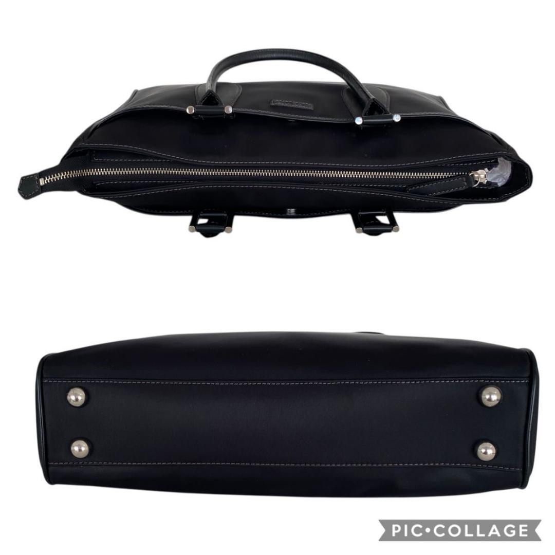 美品　ポールスミス 大容量　A4可　トートバッグ ビジネスバッグ 肩がけ 黒