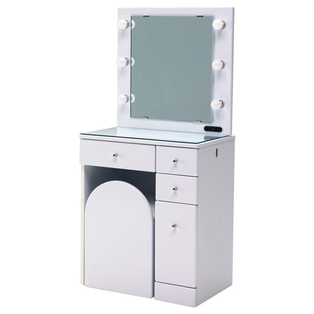 YS【中古美品】女優ミラー付きドレッサー 本体