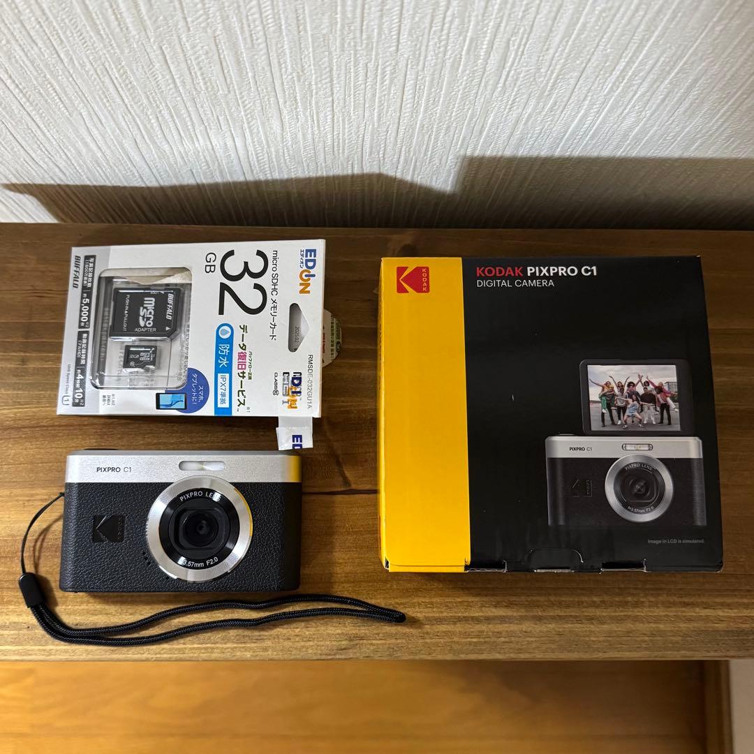 KODAK PIXPRO C1 デジタルカメラ ブラック 黒 デジカメ コンデジ