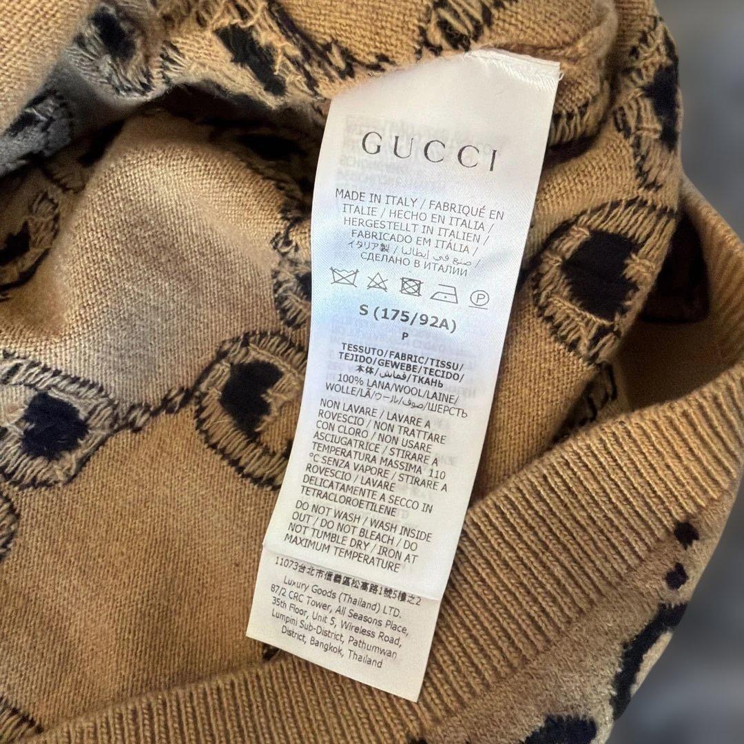 m*i様 GUCCI GGロゴニットセーター Sサイズ