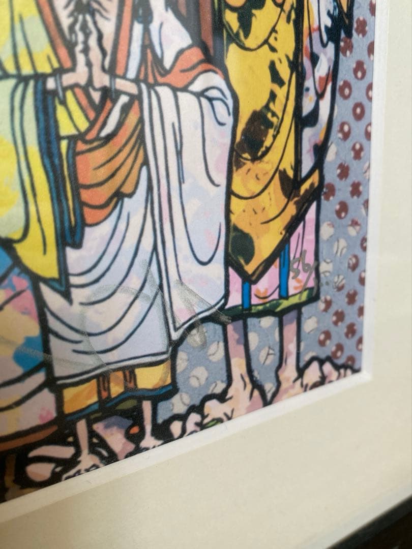 村上隆　ポスター(額装済み)