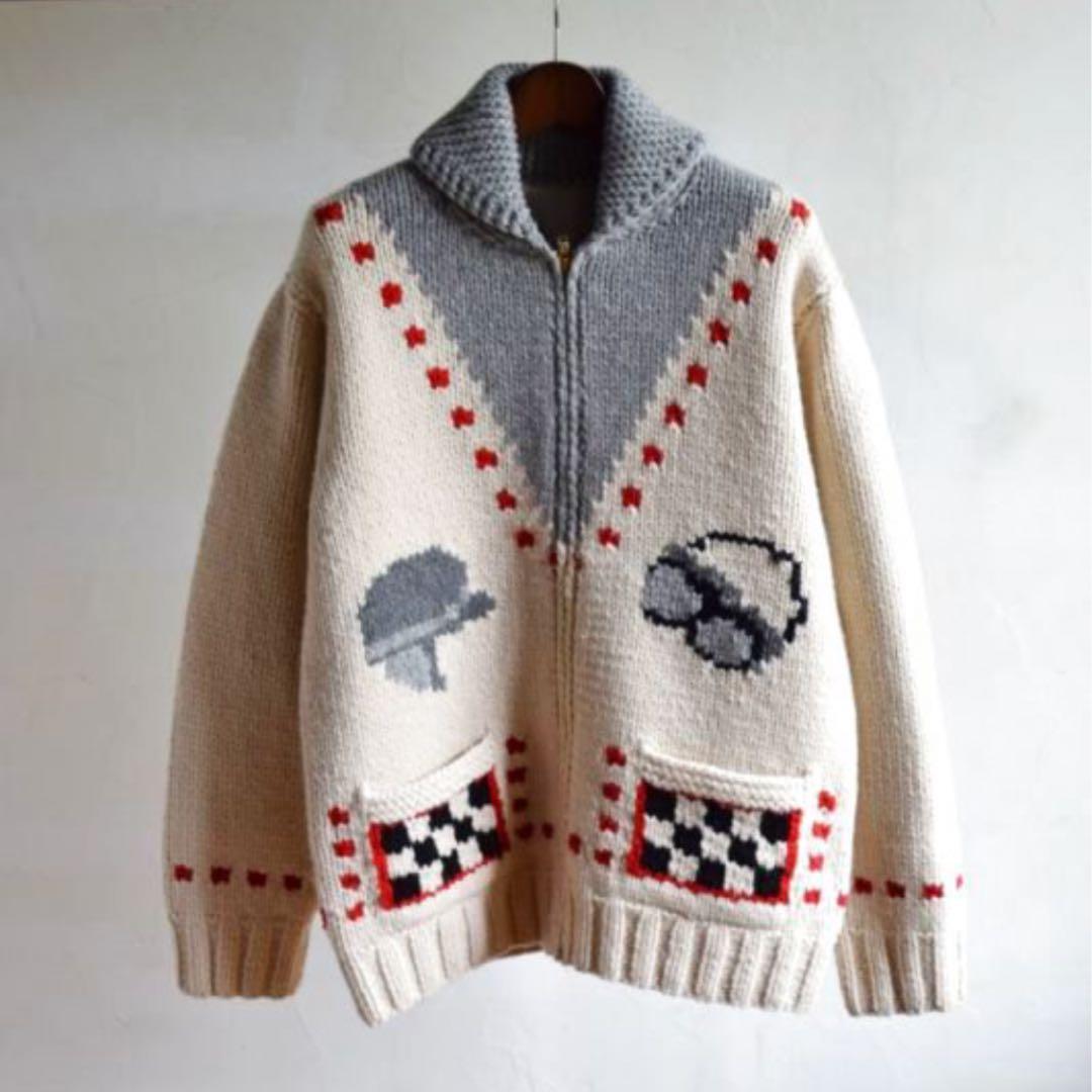 k*u様 UNUSED cowichan sweater カウチンセーター　アン