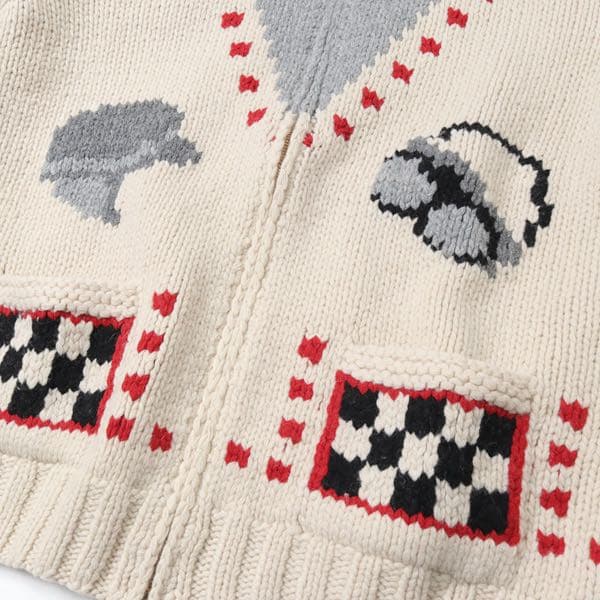 k*u様 UNUSED cowichan sweater カウチンセーター　アン