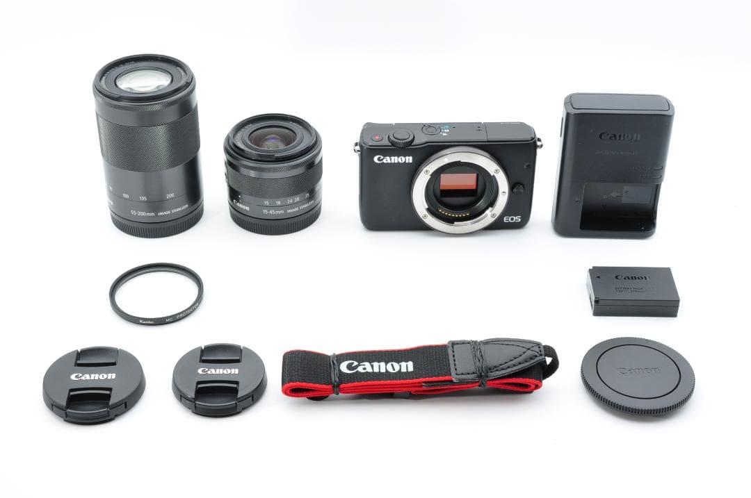 CANON キャノン EOS M10 ブラック ダブルレンズキット #1243