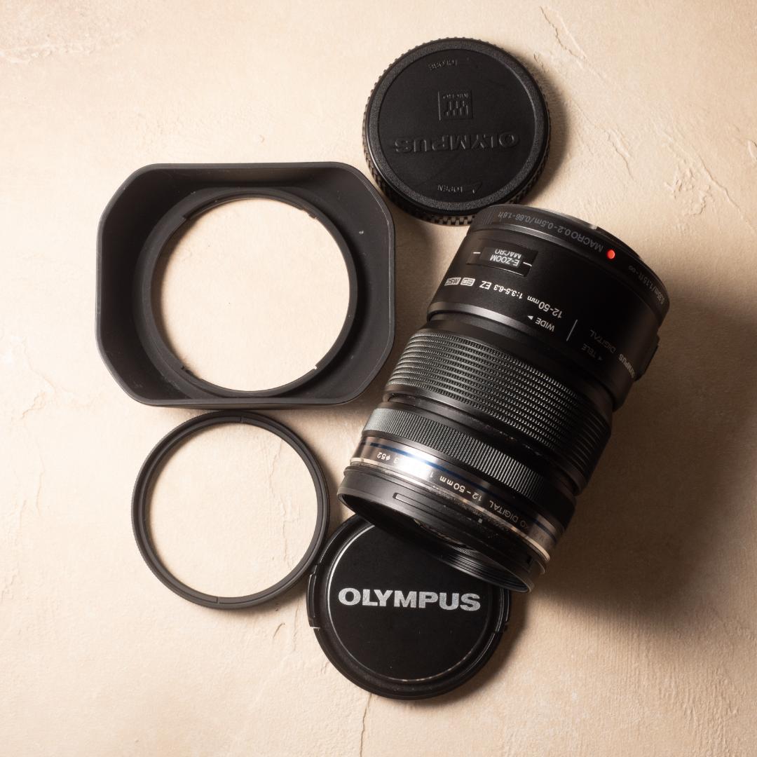 OLYMPUS M.ZUIKO 12-50mm F3.5-6.3 EZ フード付