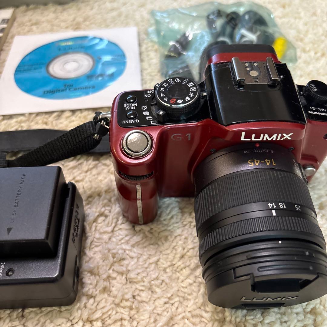 Panasonic LUMIX DMC-G1 レッド ミラーレス一眼カメラ